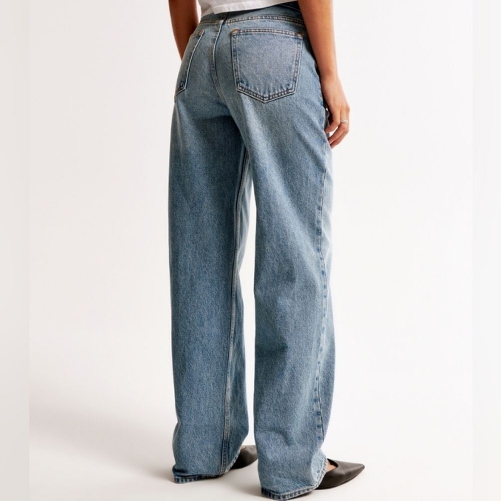 Abercrombie & Fitch | The Slouchy Jean Mid Rise Denim Jeans Women 30 / 10L - Picture 3 of 7